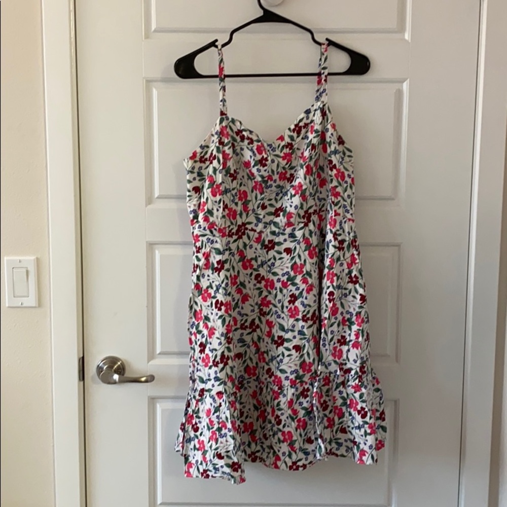 Floral, bright, and flowy dress perfect for summer